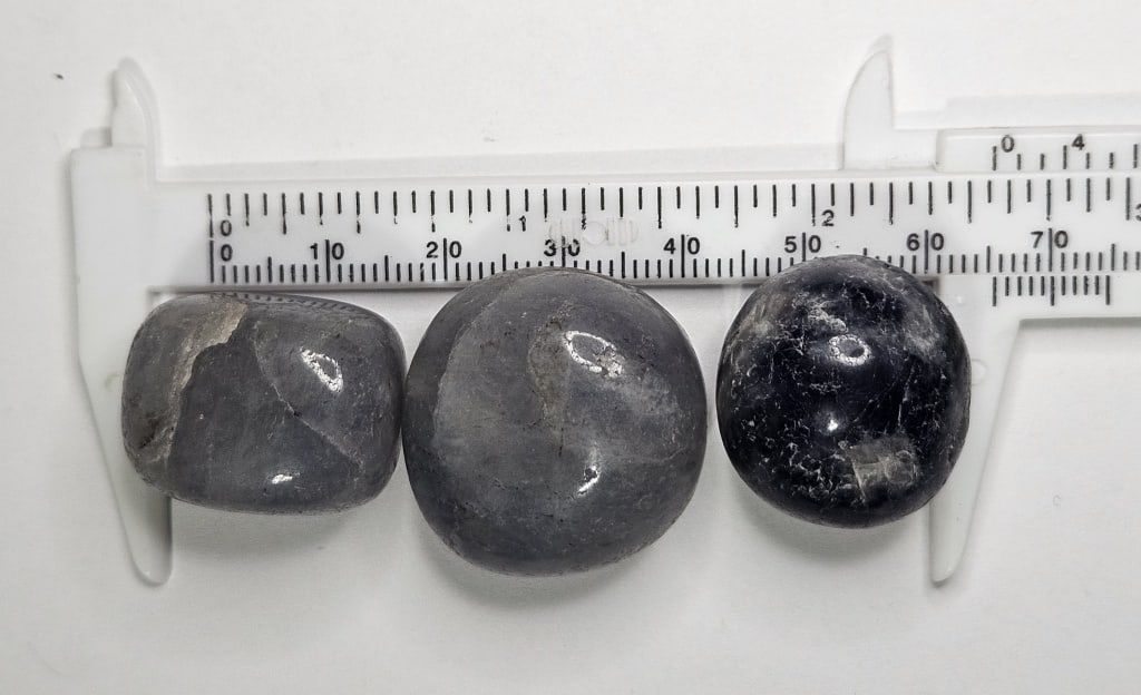 44.32 gram Natural Tumbled Iolite - 4