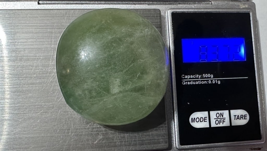 83.72 Gram Flourite Palm Stone - 2