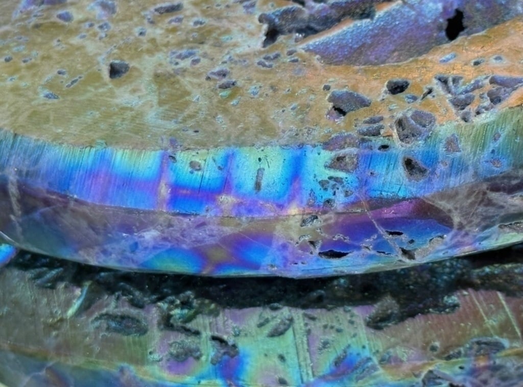 Demi Lune Titanium Aura Quartz Specimen - 3