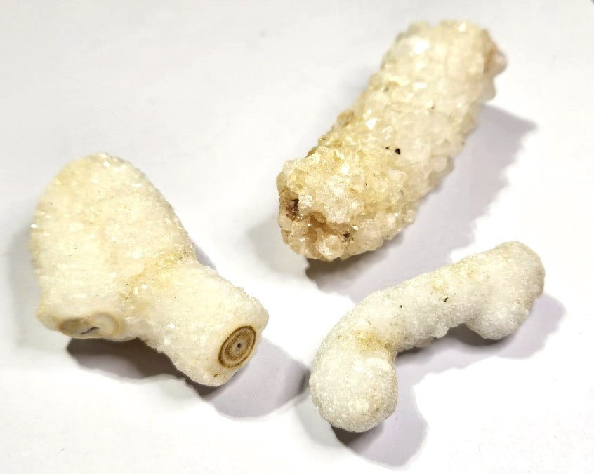 89.39 grams Stalactite Spirit Quartz Lot: Item is the exact item in the image- Bidder is responsible for all value and grade determination -