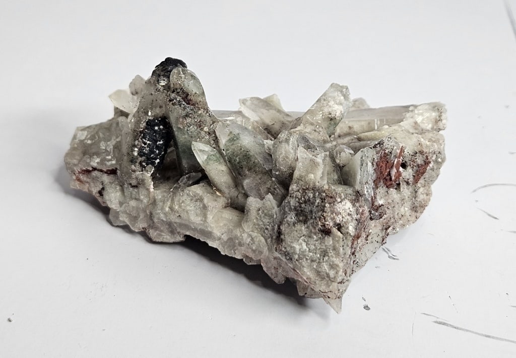 Fine Green Chloride Tibetan Crystal Cluster: 3.5 x 3.5 x 2.4 - Item is the item in the image - Bidder is responsible for all value and grade determination - Please review all terms and conditions prior to 