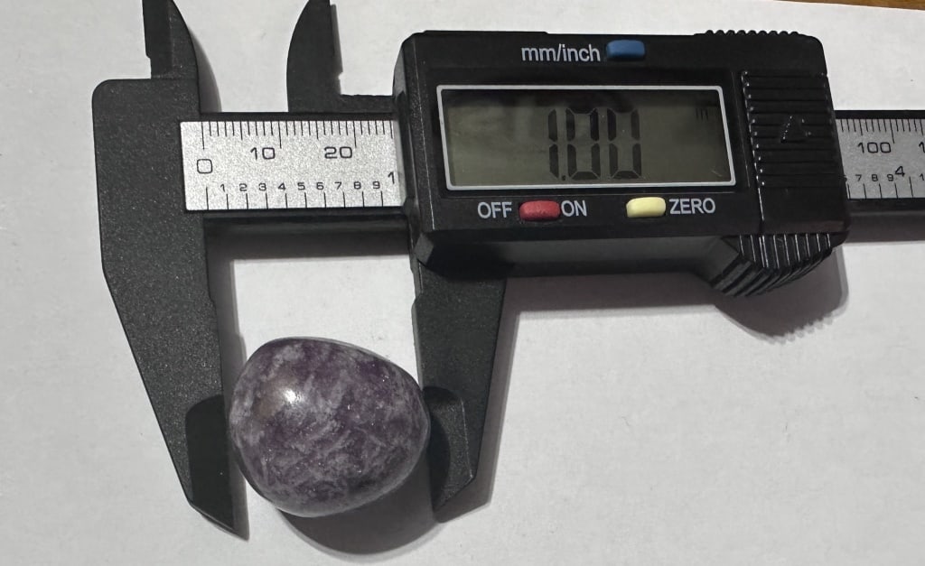 16.32 gram Lepidolite Tumbled Stone - 3