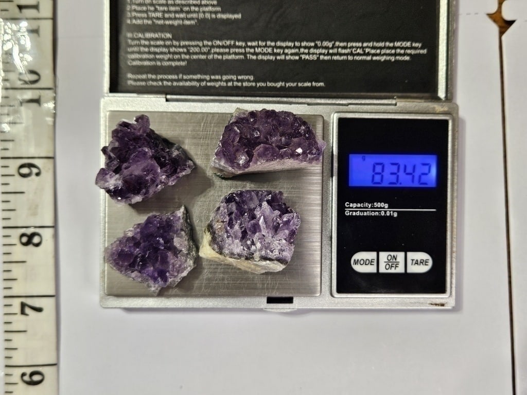 83.42 grams Natural AAA Grade Amethyst Clusters - 4