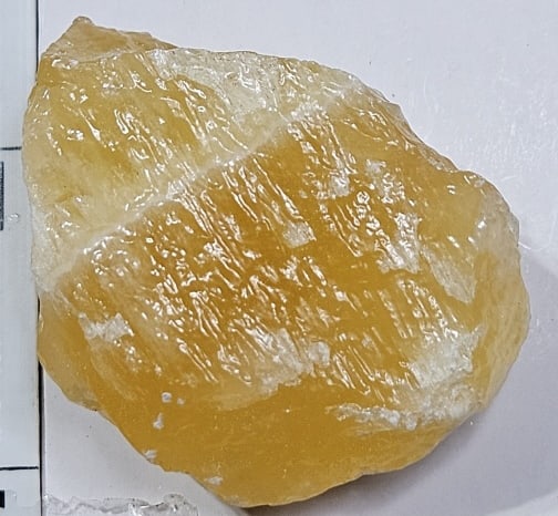 36.19 gram Natural Orange Calcite Specimen: Item is the exact item in the image - Bidder is responsible for all value and grade determination - Please review all terms prior to placing any bids 