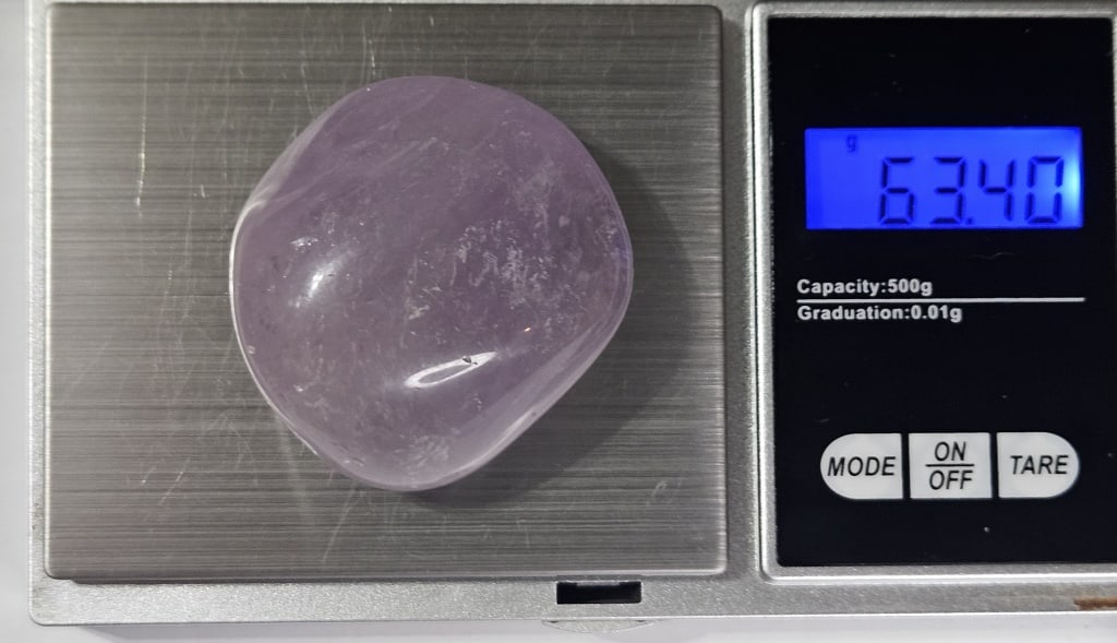 63.40 gram Large Amethyst Tumbled Stone - 4