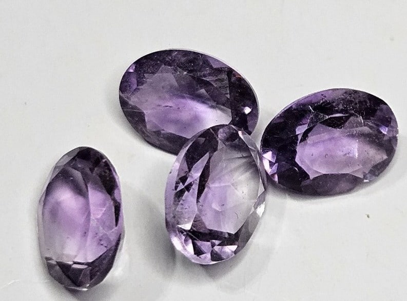 4.4 tcw. Natural Amethyst Gemstone Parcel: Item is the exact item in the image - Bidder is responsible for all value and grade determination