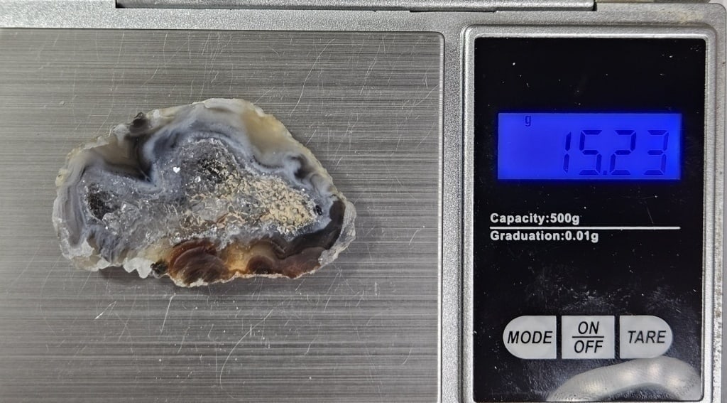 15.23 gram Oco Geode from Brazil - 3