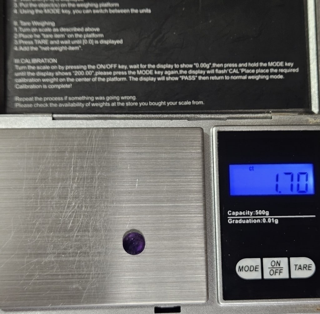 1.70 ct. Superb Amethyst Round Gemstone - 3