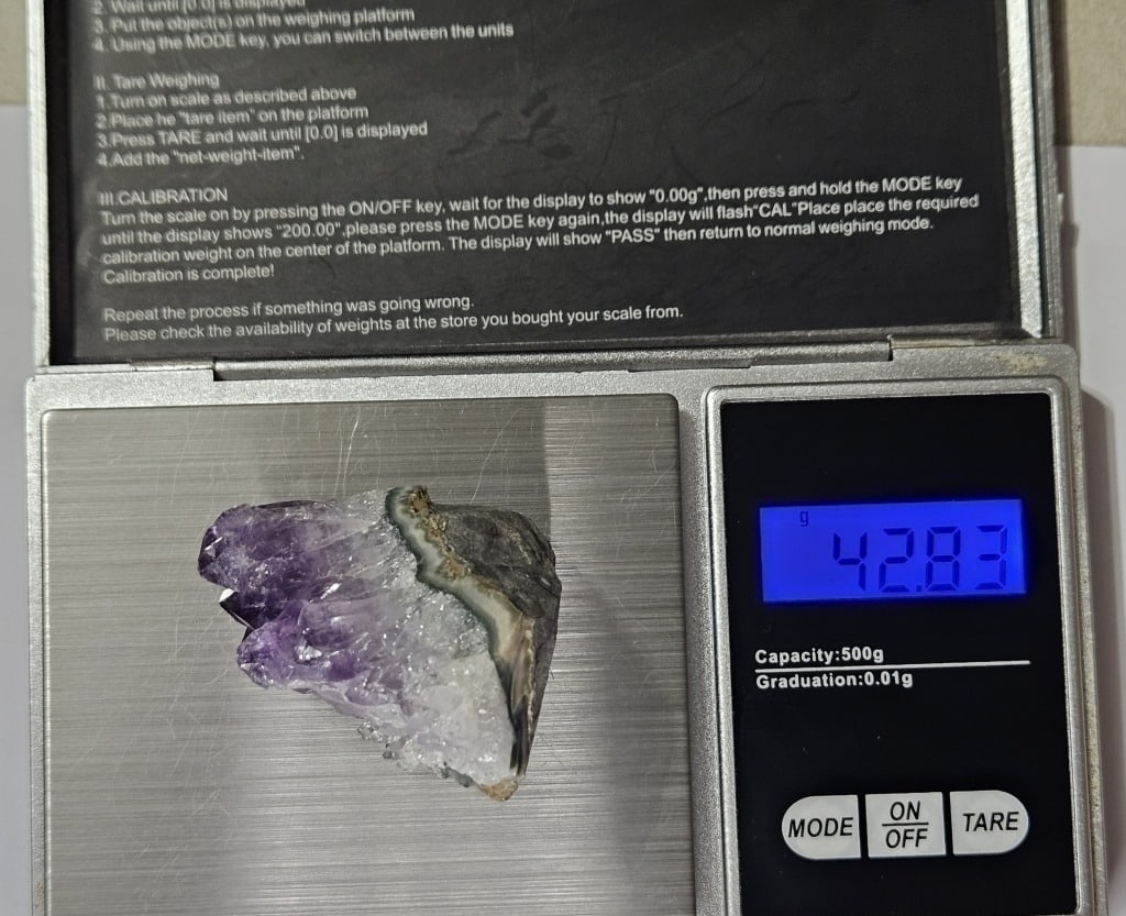 42.83 gram Natural Amethyst Geode - 5