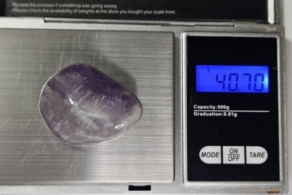 40.70 gram Amethyst Tumbled Stone - 4