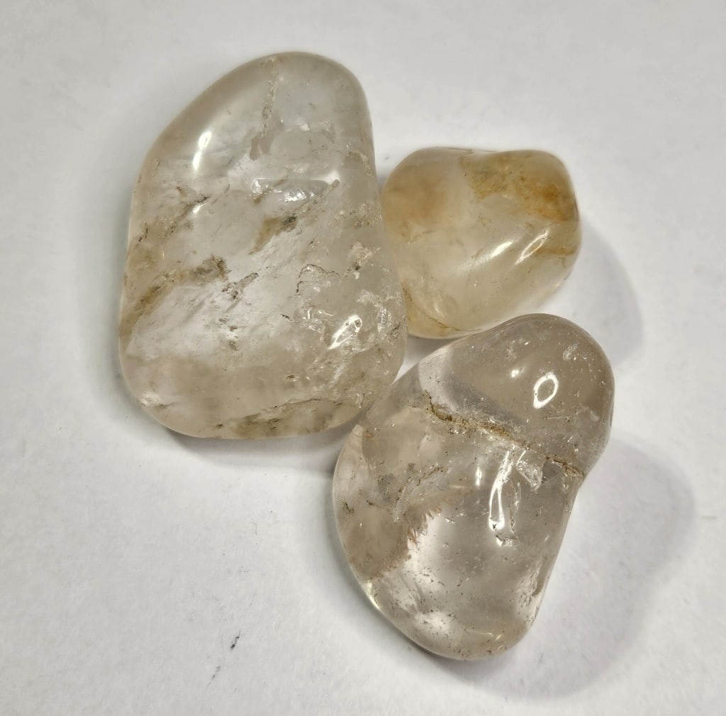 61.74 gram Tumbled Citrine Lot: Item is the item in the image - Bidder is responsible for all value and grade determination - Please review all terms and conditions prior to placing any bids- All 