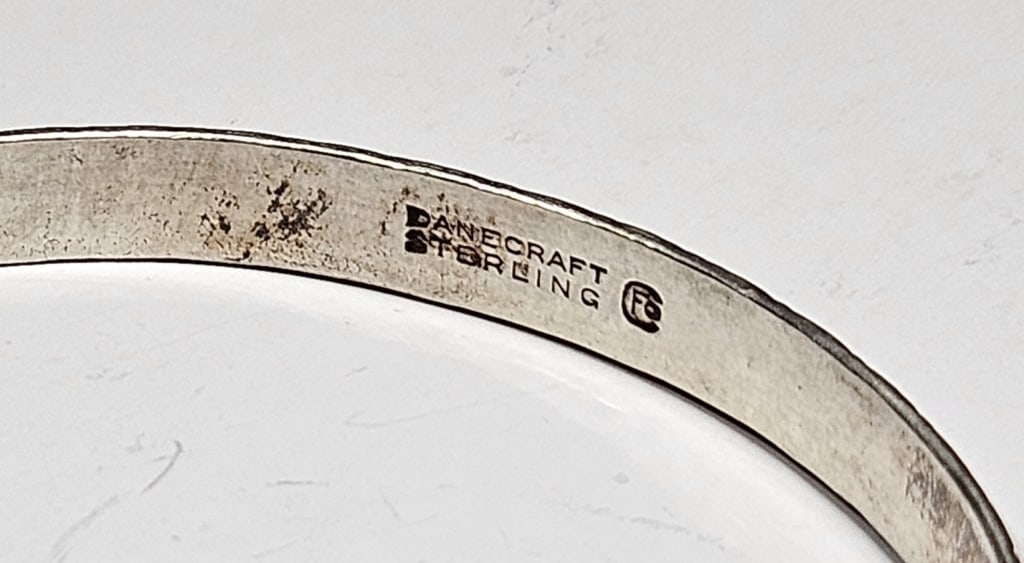Danecraft Sterling Bangle Braclet - - 2