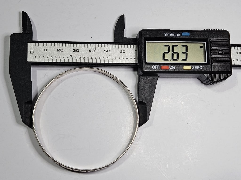 Danecraft Sterling Bangle Braclet - - 3