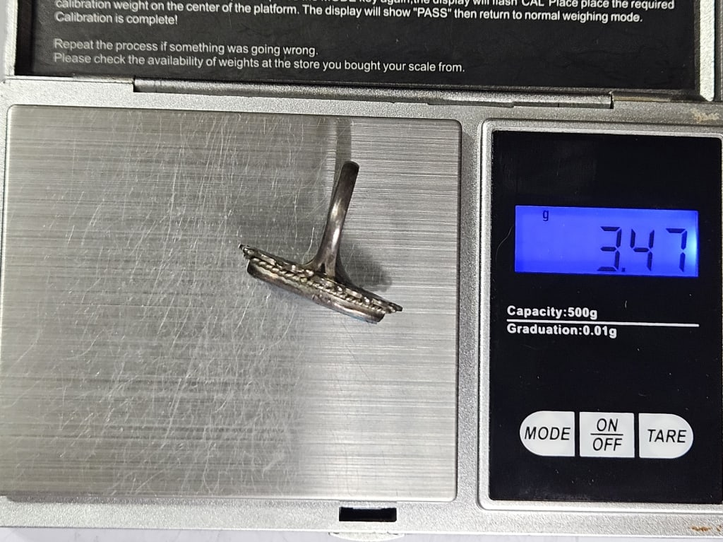 Sterling Silver Turquoise Ring - 4