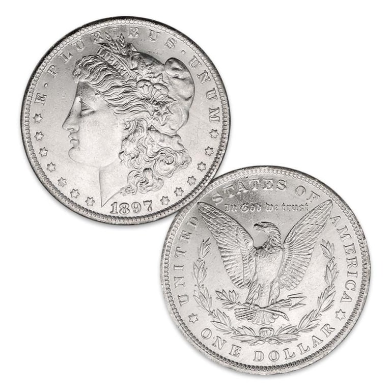 1897 P CRISP CLEAN Better Date Morgan Dollar: Item is the exact item in the image - Bidder responsible for determination of grade and value of items shown. Item qualifies for fast ship program.