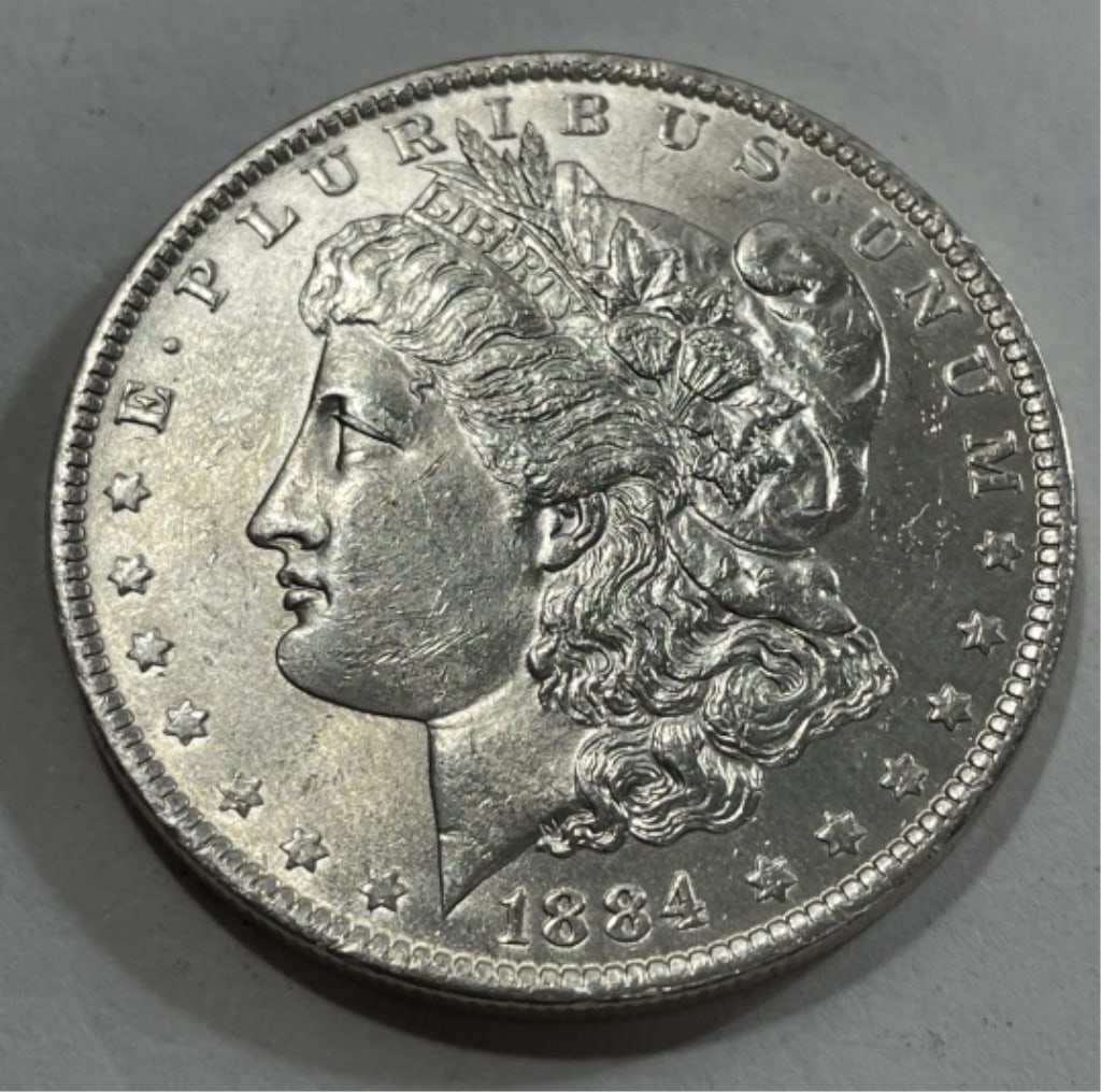 1884 o BU Grade Morgan Silver Dollar (1 of 2)
