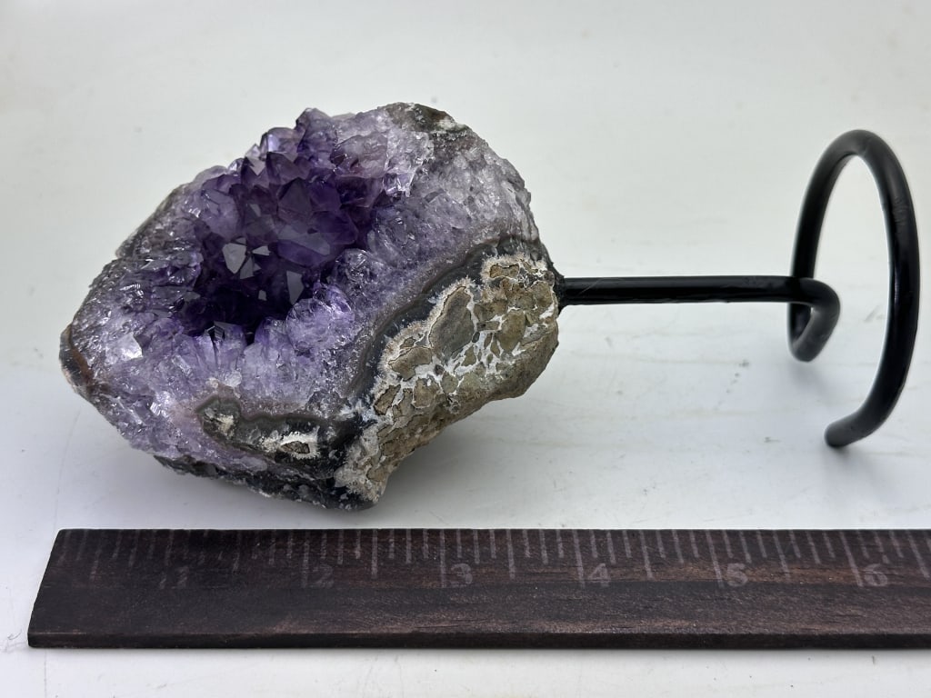 Exceptional Amethyst Cluster on Stand - 3