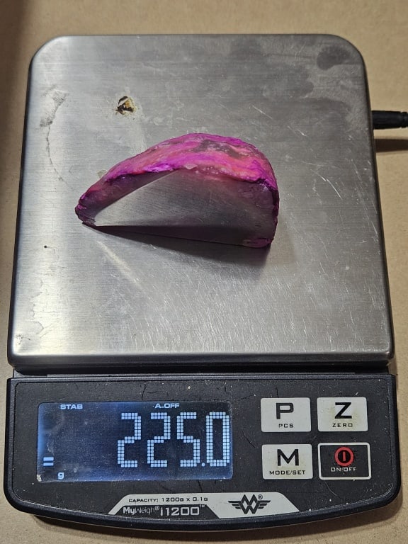 Pink Dyed Agate Stand Up Specimen - 8