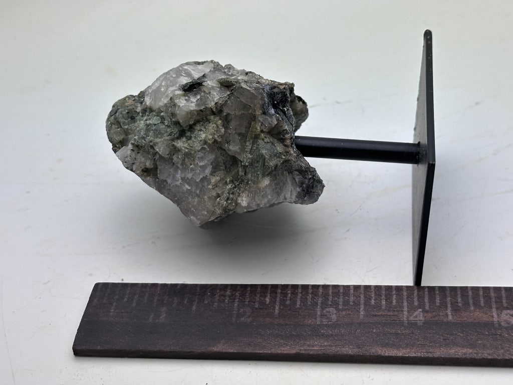 Natural Rough Emerald Specimen on Stand - 3