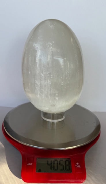 Stunning Selenite Egg Shape Specimen - 3