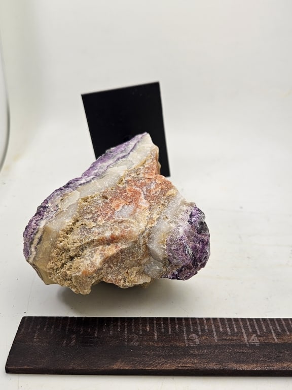 Rainbow Flourite Specimen on Stand - 4