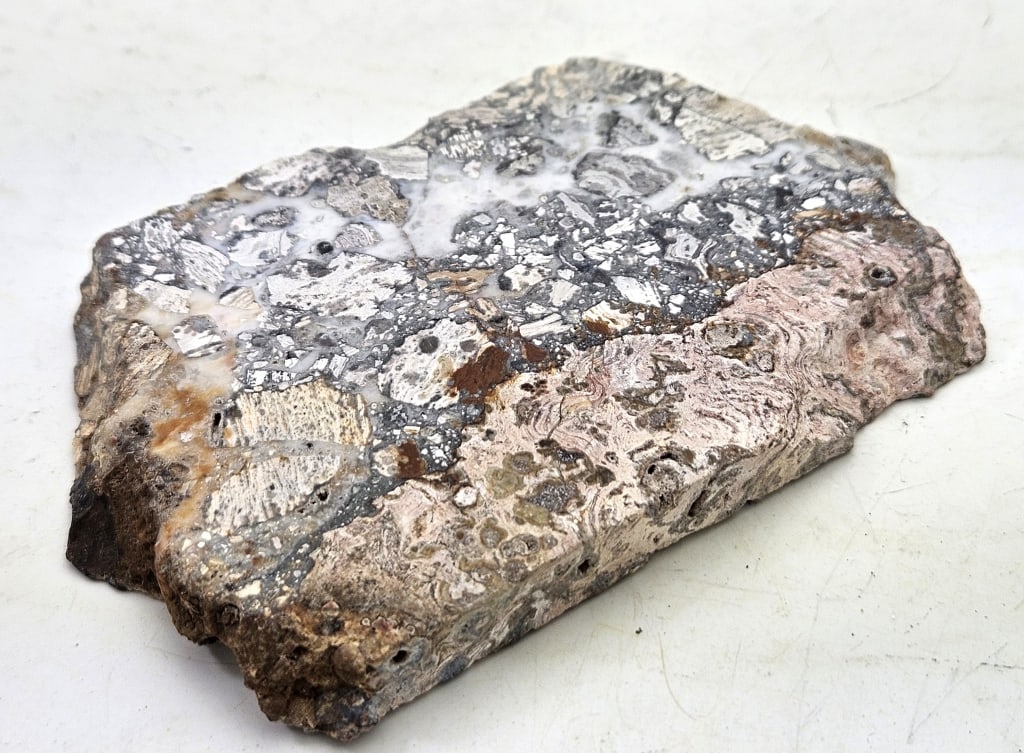123.44 gram Opalized Breccia Specimen Slab - 2