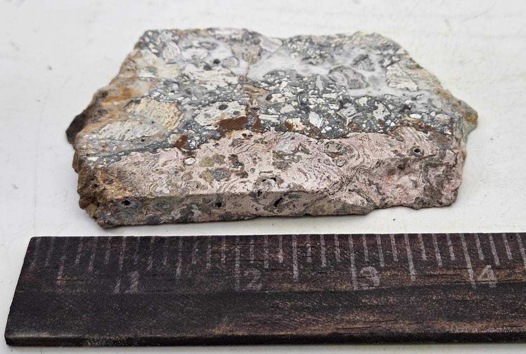 123.44 gram Opalized Breccia Specimen Slab - 3