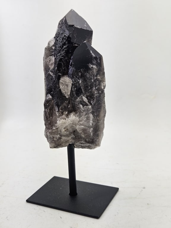 Large Smokey Quartz Crystal on Stand - 2