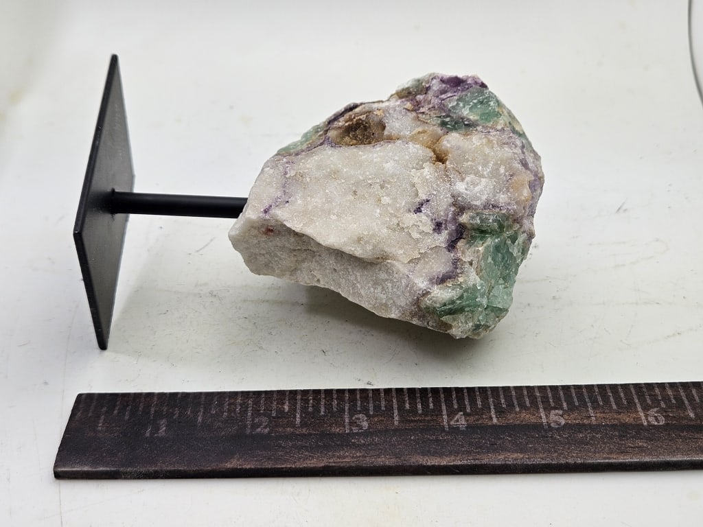 Rainbow Flourite Specimen on Stand - 3