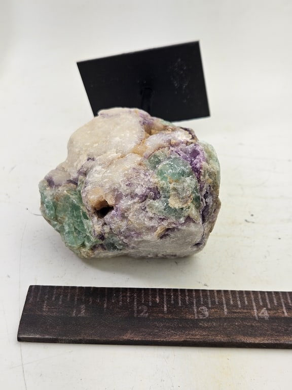 Rainbow Flourite Specimen on Stand - 4