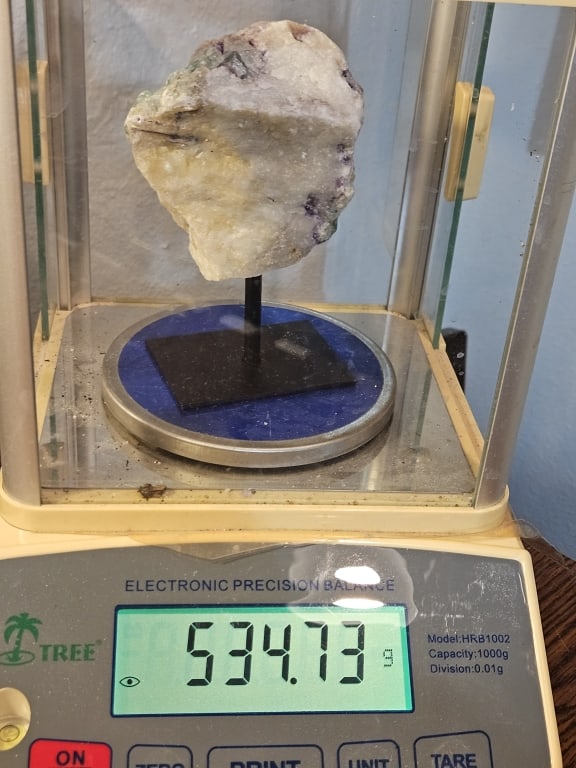 Rainbow Flourite Specimen on Stand - 5