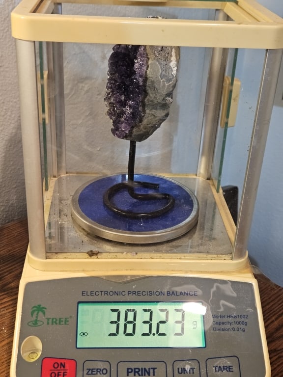 Exceptional Uruguay Amethyst Cluster on Stand - 5
