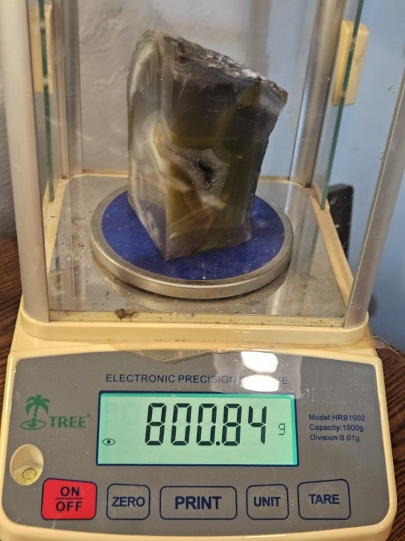 Banded Agate w/ Geode Pockets Book Ends - 6