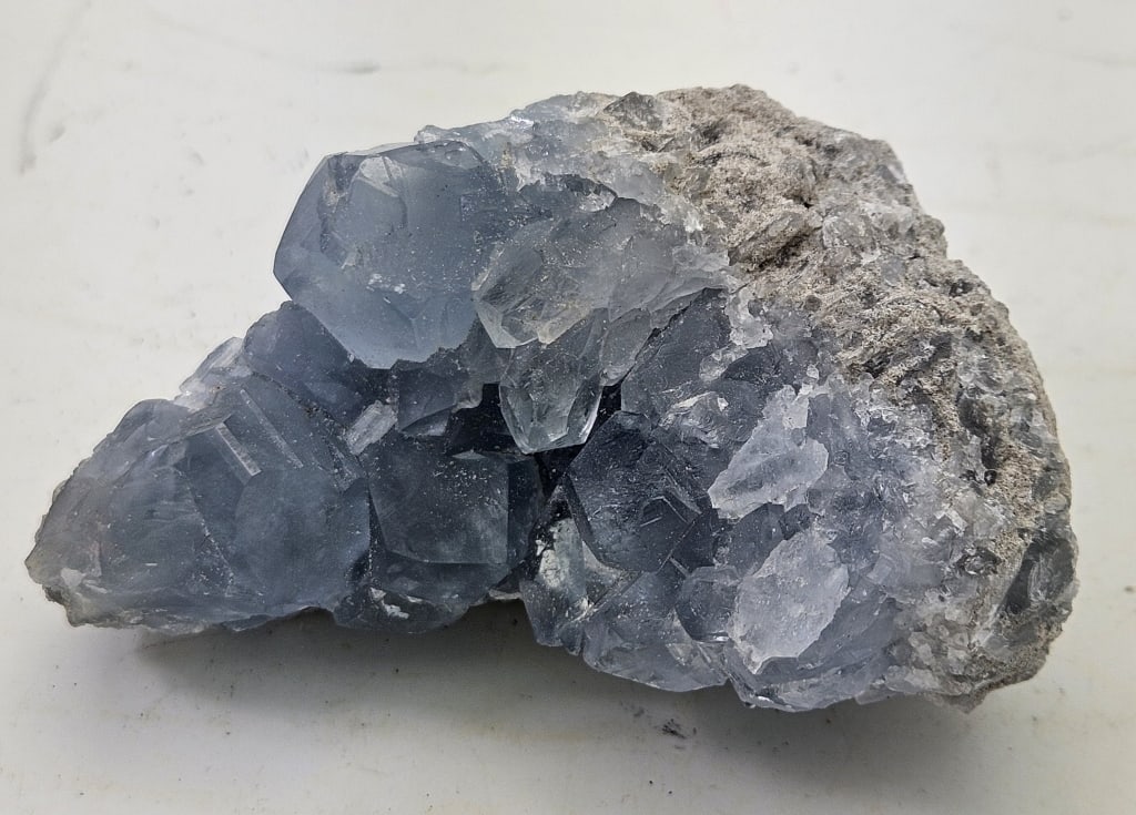 224.3 gram Natural Celestite Geode Cluster (1 of 5)