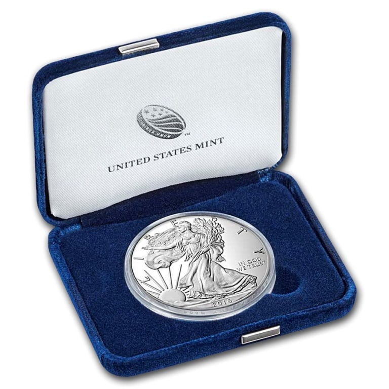 2016 US Silver Eagle in OMP: Item is as shown in the image - with original mint packaging. Please review all terms and conditions prior to placing any bids - All invoices due at the end of the sale - All 