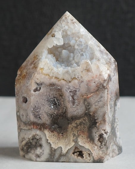 Fine Agate Geode Stand Up Tower - 4