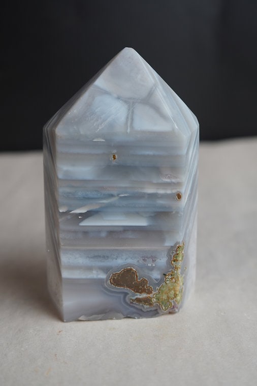 Brazilian Agate Geode Tower - 4