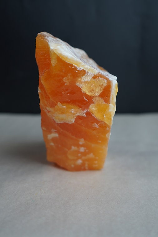 LARGE Orange Calcite Natural Specimen - 2