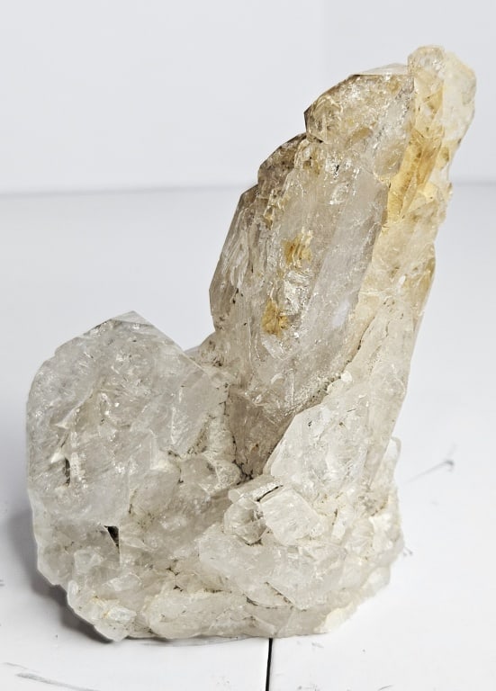Special Herkimer Double Crystal Cluster Spire: item is 3.5 x 2.5 x 3 - Weighing about 7 oz. Item is the item in the image - Bidder is responsible for all value and grade determination - Please review all termsandconditionspriortoplacinganybids-All