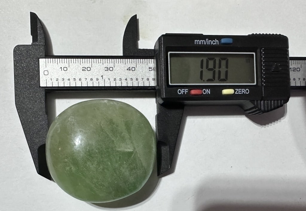 83.72 Gram Flourite Palm Stone - 3