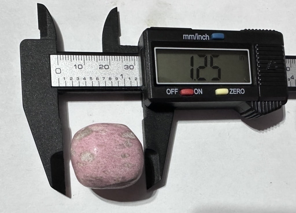 30.7 gram Thulite Tumbled Stone - 3