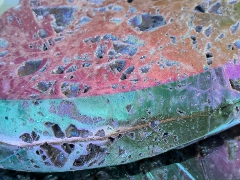 Demi Lune Titanium Aura Quartz Specimen - 4