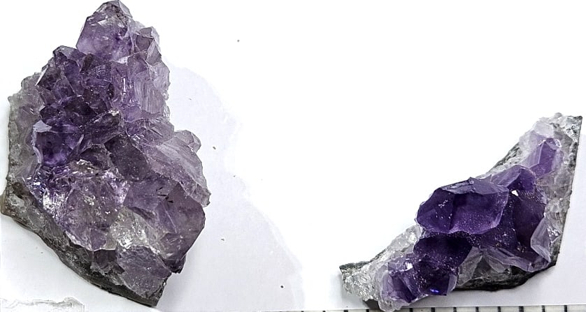 53.79 gram Natural Amethyst Geode Specimens: Item is the exact item in the image - Bidder is responsible for all value and grade determination - Please review all terms prior to placing any bids 