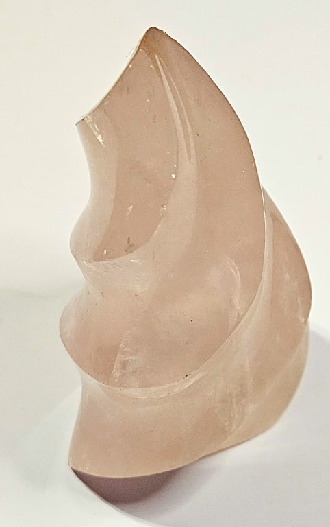 Natural Rose Quartz Pink Flame: Items are all natural and weighed and shown lin size images-