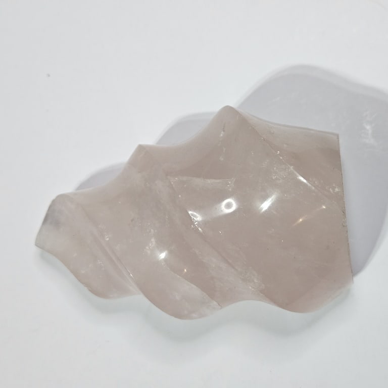 Natural Rose Quartz Pink Flame - 2