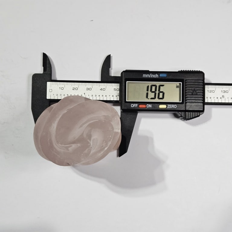 Natural Rose Quartz Pink Flame - 3