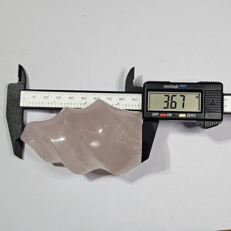 Natural Rose Quartz Pink Flame - 4