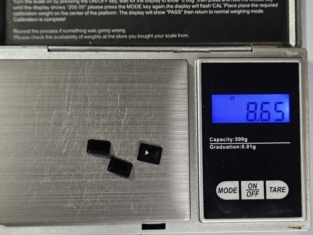 8.65 tcw. Natural Rectangle Cut Garnets - 3