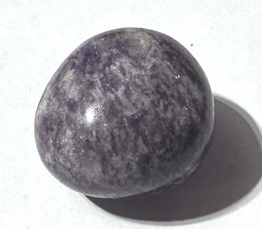16.32 gram Lepidolite Tumbled Stone - 4