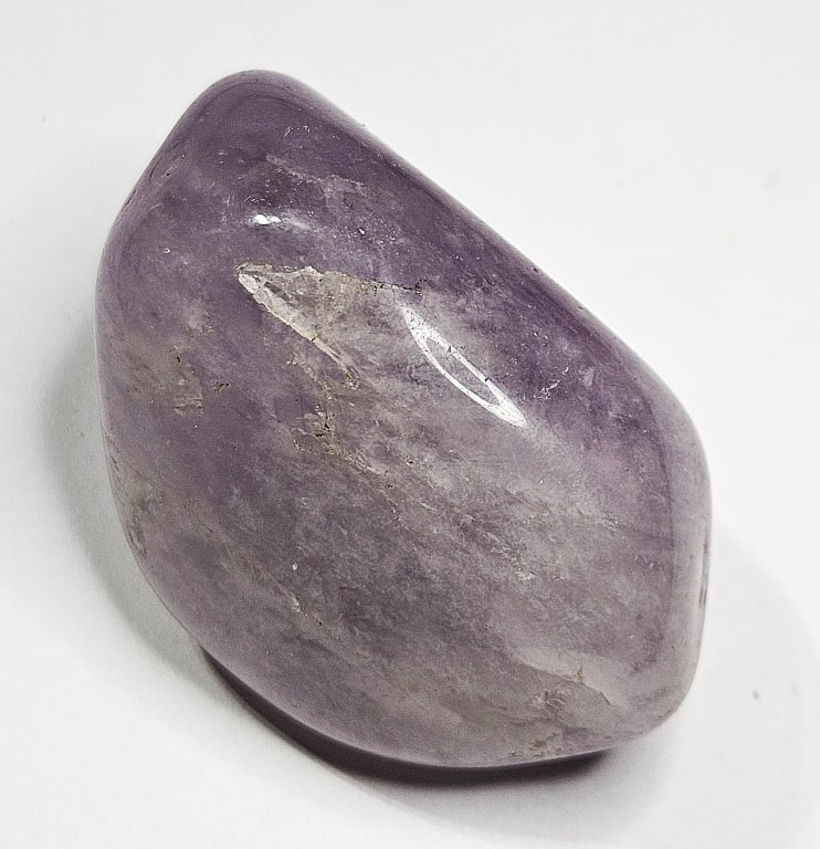 LARGE 68.40 gram Amethyst Tumble Stone: Item is the item in the image - Bidder is responsible for all value and grade determination - Please review all terms and conditions prior to placing any bids- All 
